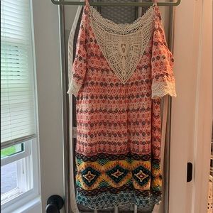 Target dress- small, peak a boo shoulder